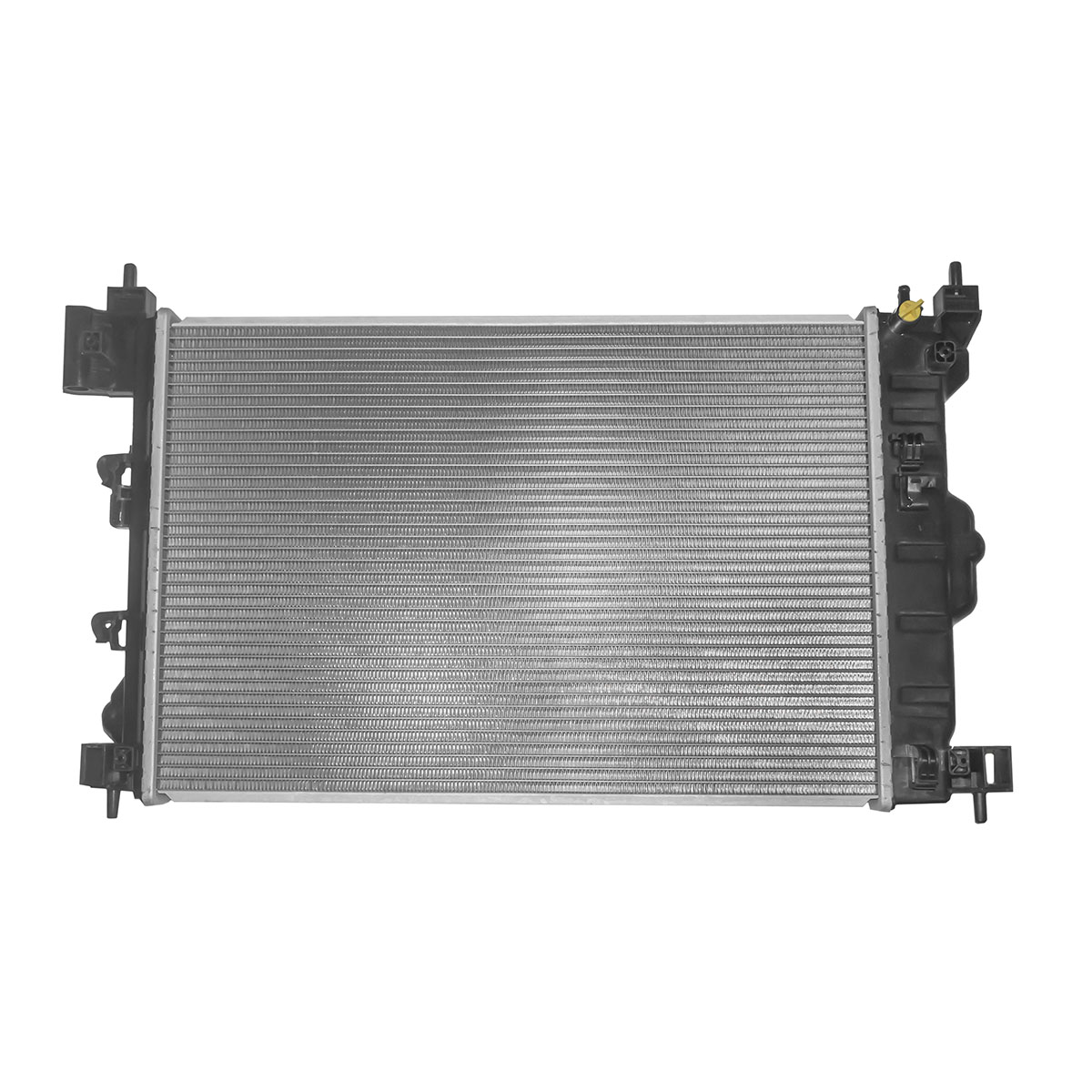 RADIADOR PLASTICO GENERAL MOTORS SONIC CIL: 4L POS: TRANSMISION ESTANDAR CAR: CAA 16MM