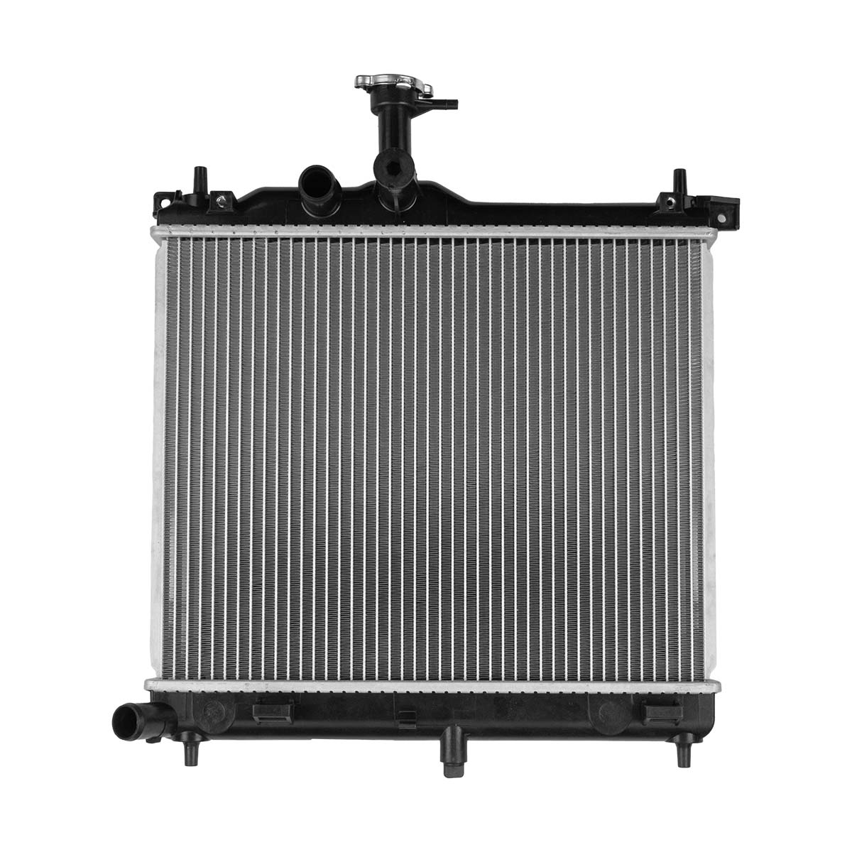 RADIADOR PLASTICO HYUNDAI I10 CIL: 4L POS: TRANSMISION ESTANDAR CAR: CAA 26MM