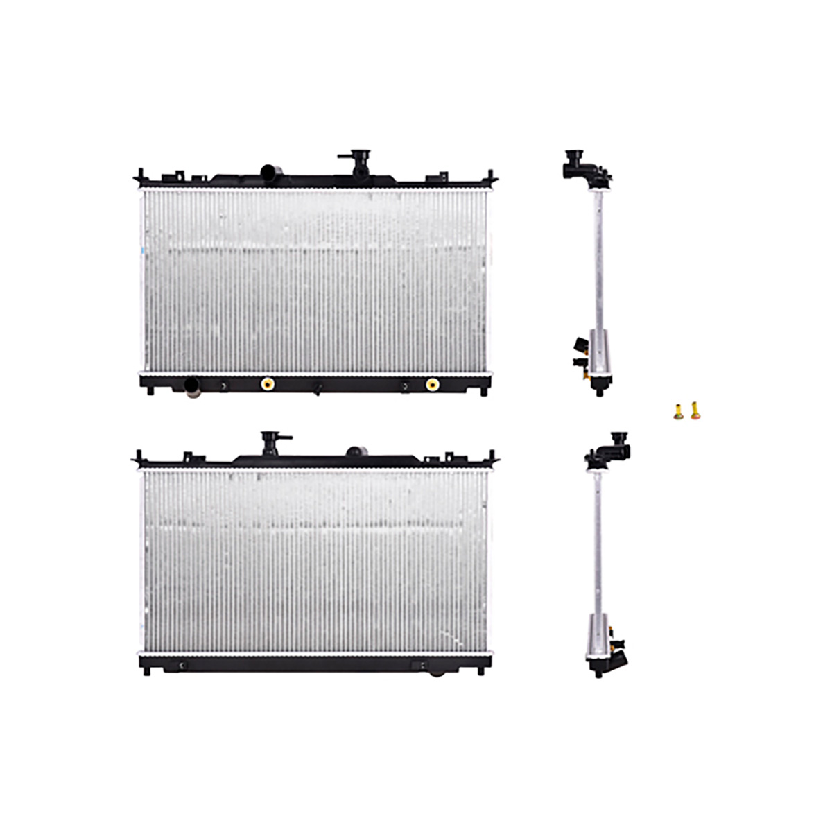 RADIADOR PLASTICO MAZDA MAZD6 CIL: 4L POS: TRANSMISION AUTOMATICA CAR: CAA 16MM