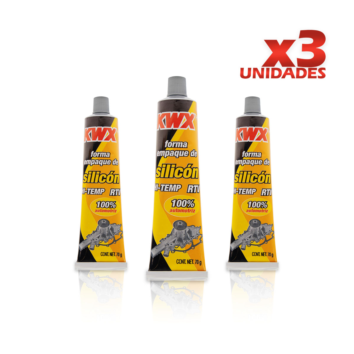 SILICON GRIS .070K    CAR: TUBO