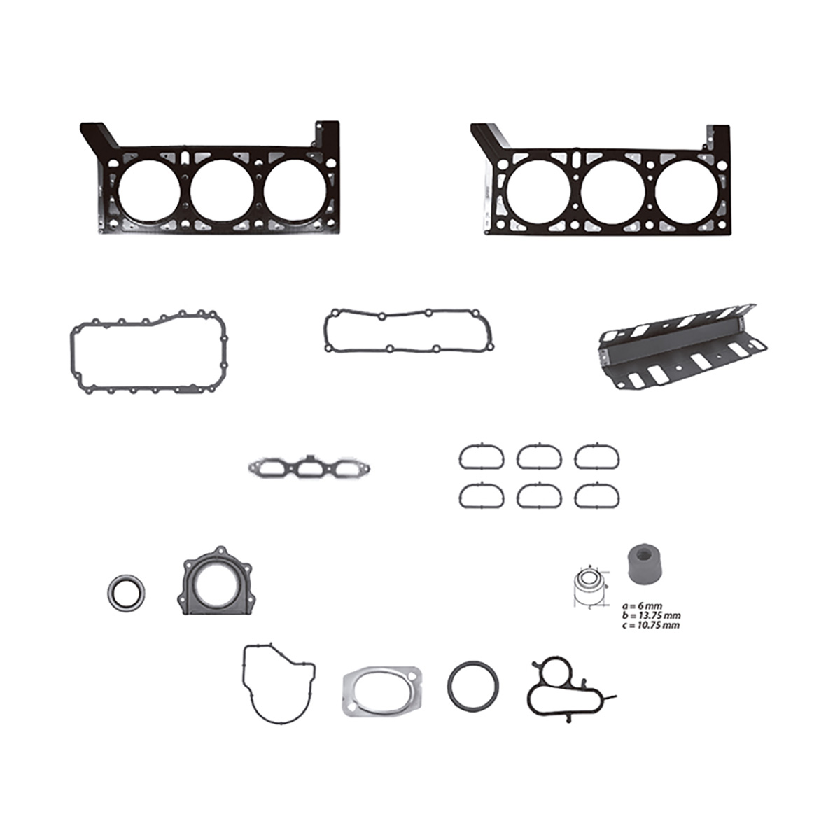 JUNTAS MOTOR COMPLETO CHRYSLER GROUP PACIF CIL: 6V  CAR: LAMI MOT: 3.5L