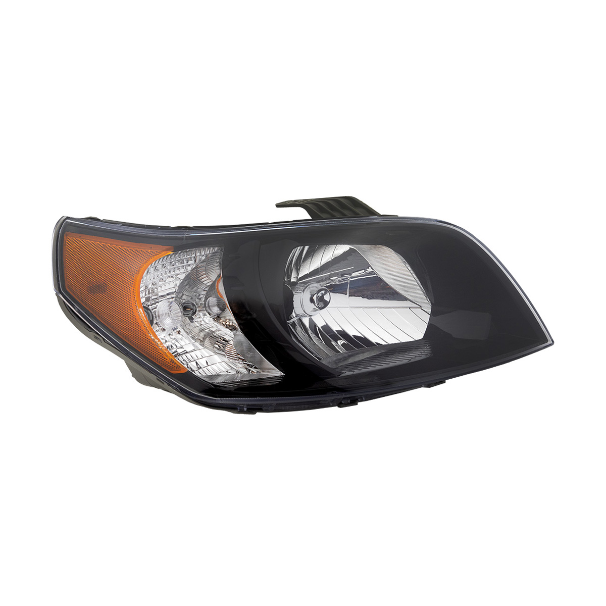 FARO LUZ GENERAL MOTORS AVEO CIL: 4L POS: DERECHO CAR: LISO NEGR