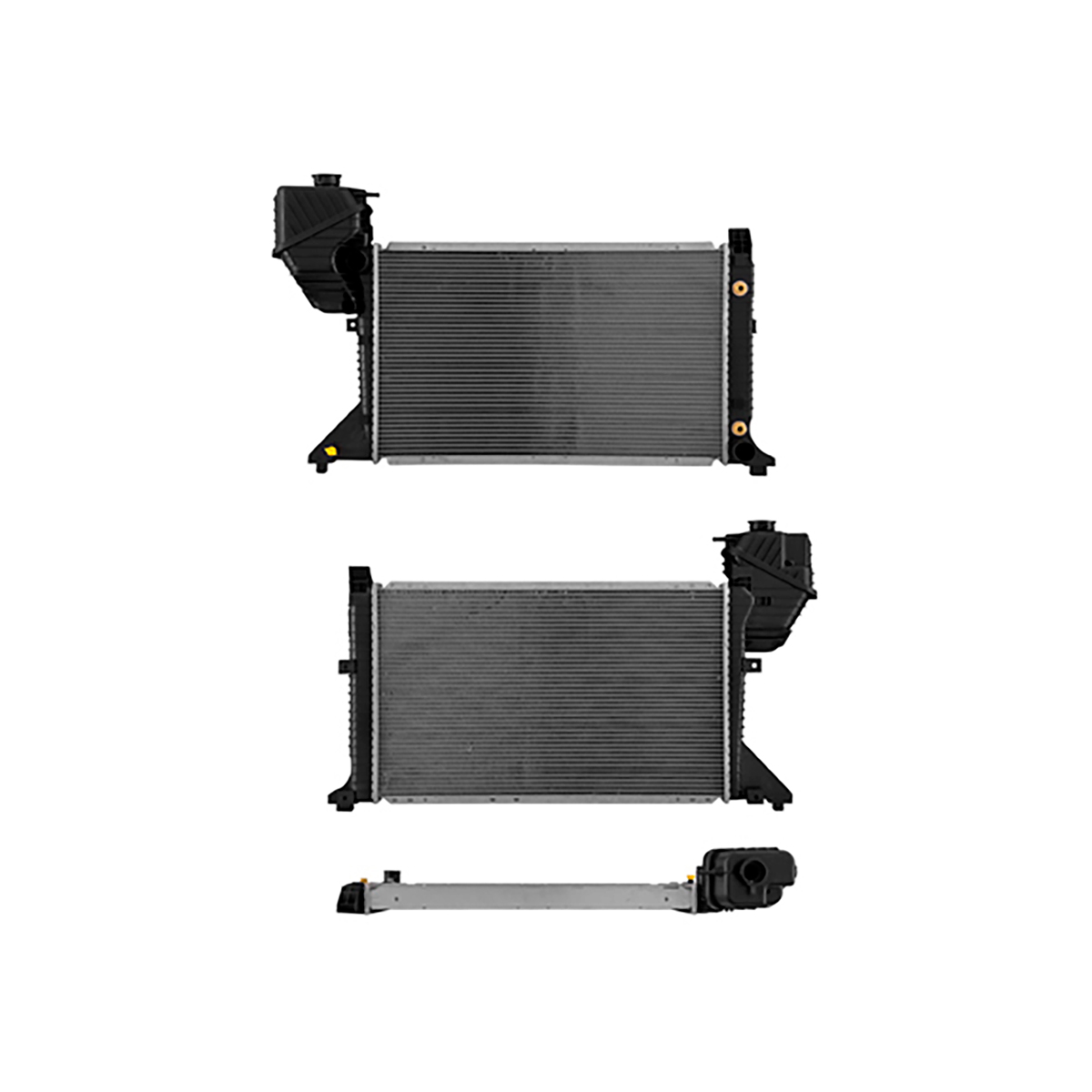 RADIADOR PLASTICO MERCEDES BENZ SPRIN CIL: 5L POS: TRANSMISION AUTOMATICA CAR: CAA 41MM