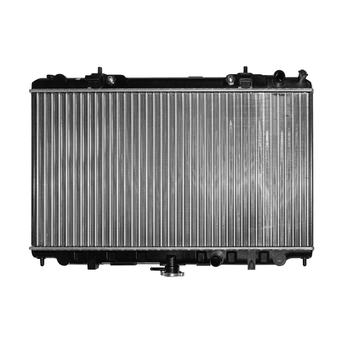 RADIADOR PLASTICO NISSAN SENTR CIL: 4L POS: TRANSMISION AUTOMATICA CAR: CAA 16MM