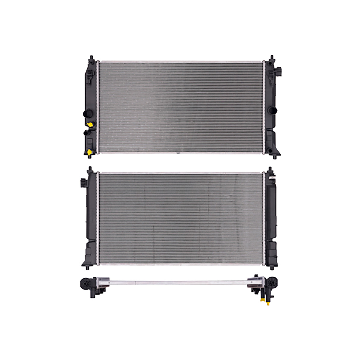 RADIADOR PLASTICO TOYOTA PRIUS CIL: 4L POS: TRANSMISION ESTANDAR CAR: CAA 16MM
