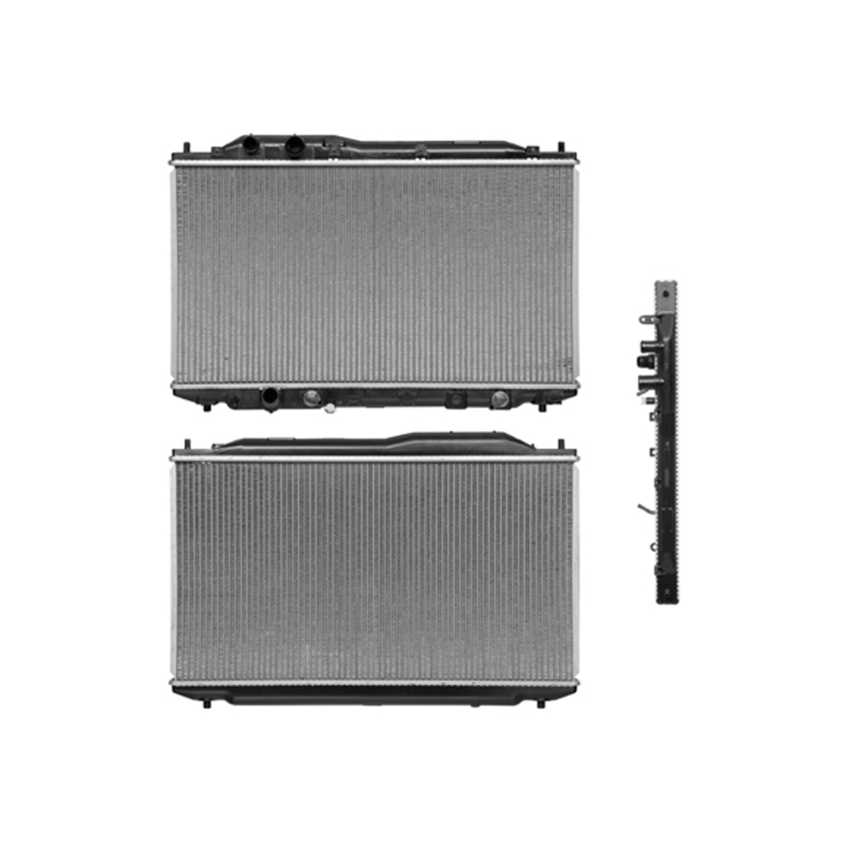 RADIADOR PLASTICO HONDA CIVHY CIL: 4L POS: TRANSMISION AUTOMATICA CAR: CAA 16MM