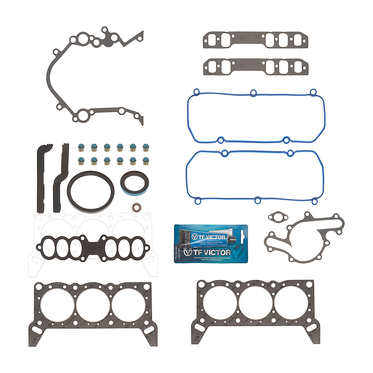 JUNTAS MOTOR COMPLETO FORD WINDS CIL: 6V  CAR: GRAF MOT: 3.8L