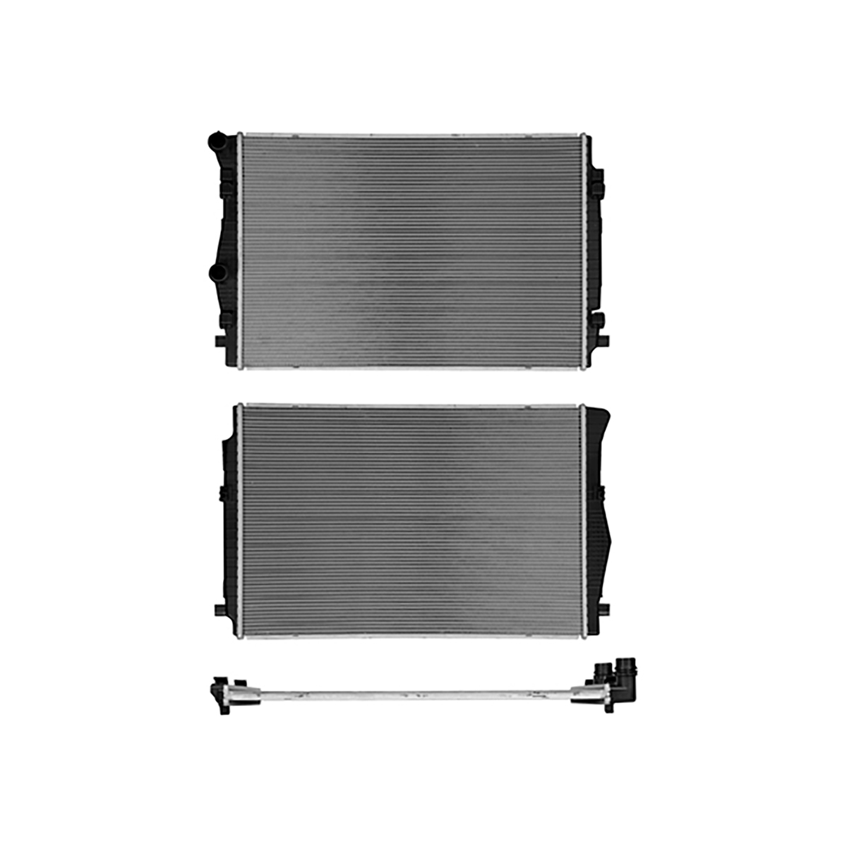 RADIADOR PLASTICO VOLKSWAGEN GOLF CIL: 4L POS: TRANSMISION ESTANDAR CAR: CAA 16MM