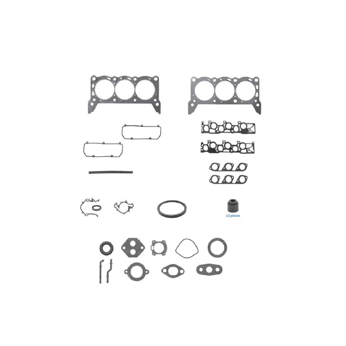 JUNTAS MOTOR COMPLETO FORD F150 CIL: 6V  CAR: GRAF MOT: 4.2L