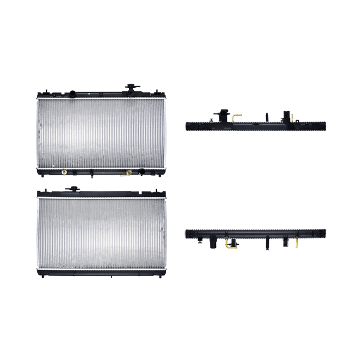 RADIADOR PLASTICO TOYOTA CAMRY CIL: 4L POS: TRANSMISION AUTOMATICA CAR: CSAA 16MM
