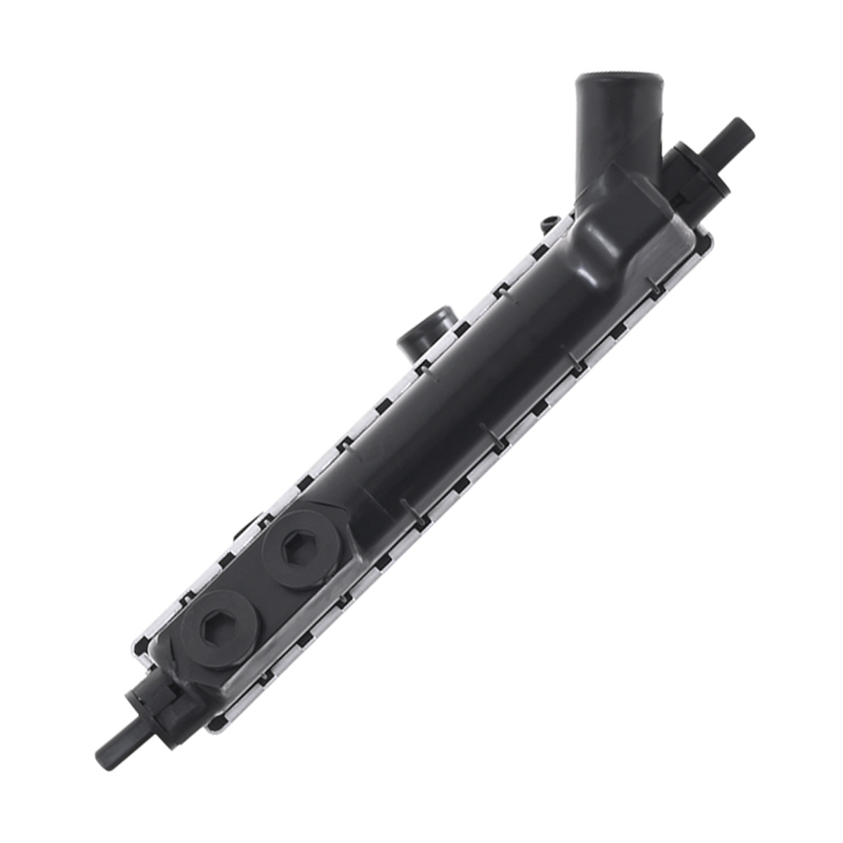 RADIADOR PLASTICO GENERAL MOTORS CHEVY CIL: 4L POS: TRANSMISION ESTANDAR CAR: CAA 34MM