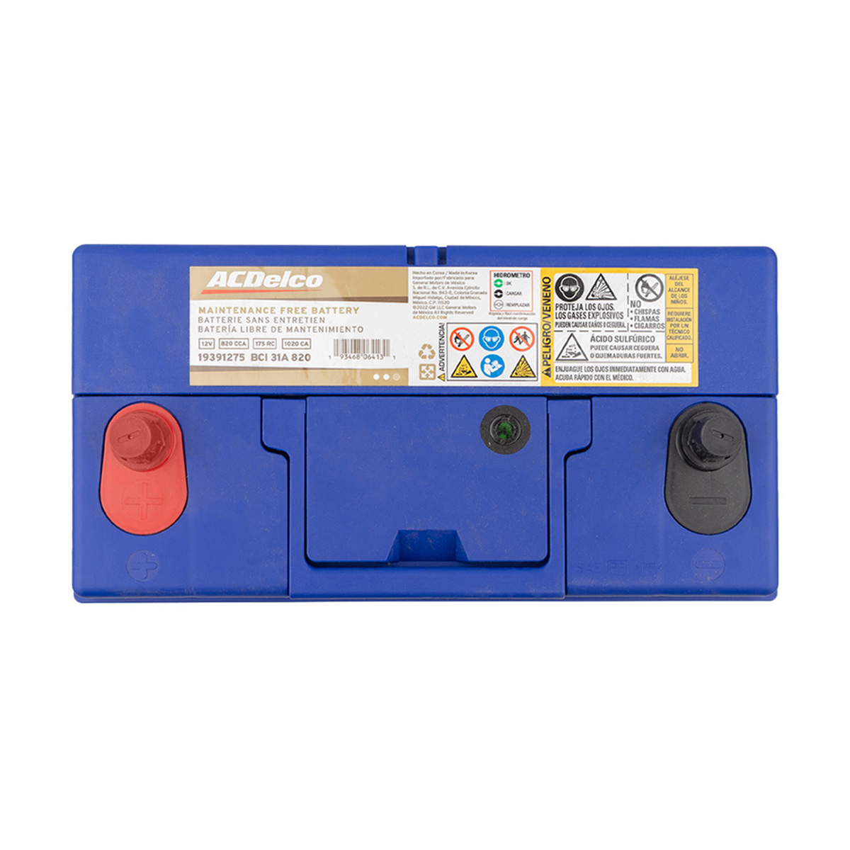 ACUMULADOR   820 CAR: 1020 P+P-