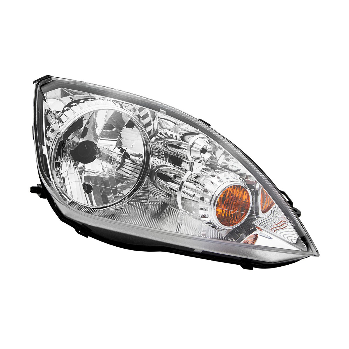 FARO LUZ FORD FIEST CIL: 4L POS: DERECHO CAR: LISO CROM