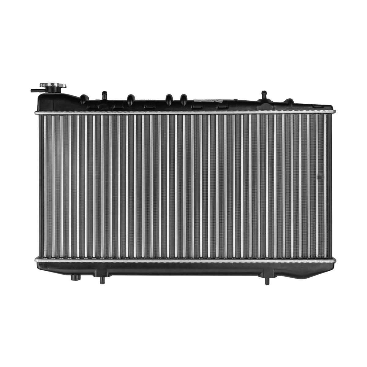 RADIADOR PLASTICO NISSAN TSURU CIL: 4L POS: TRANSMISION ESTANDAR CAR: CAA 23MM