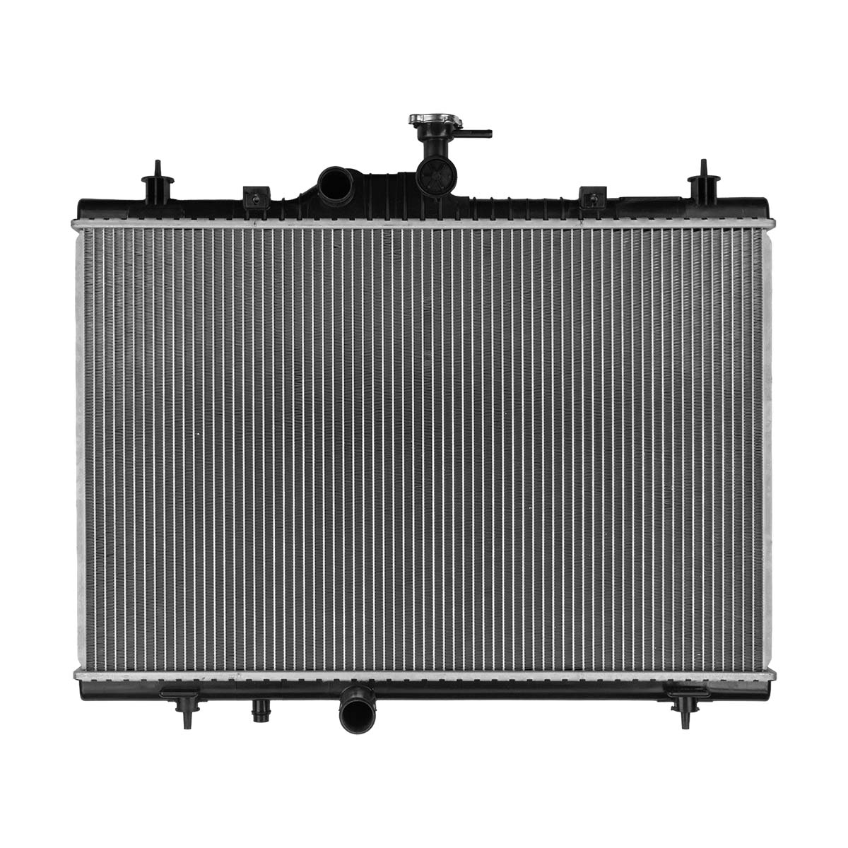 RADIADOR PLASTICO RENAULT KOLEO CIL: 4L POS: TRANSMISION ESTANDAR CAR: CAA 26MM