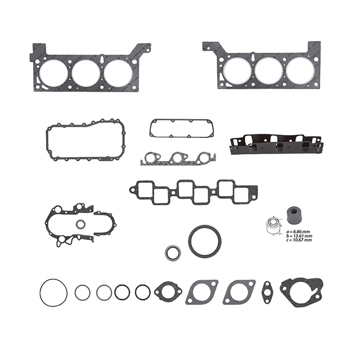 JUNTAS MOTOR COMPLETO CHRYSLER GROUP VOYAG CIL: 6V  CAR: GRAF MOT: 3.3L