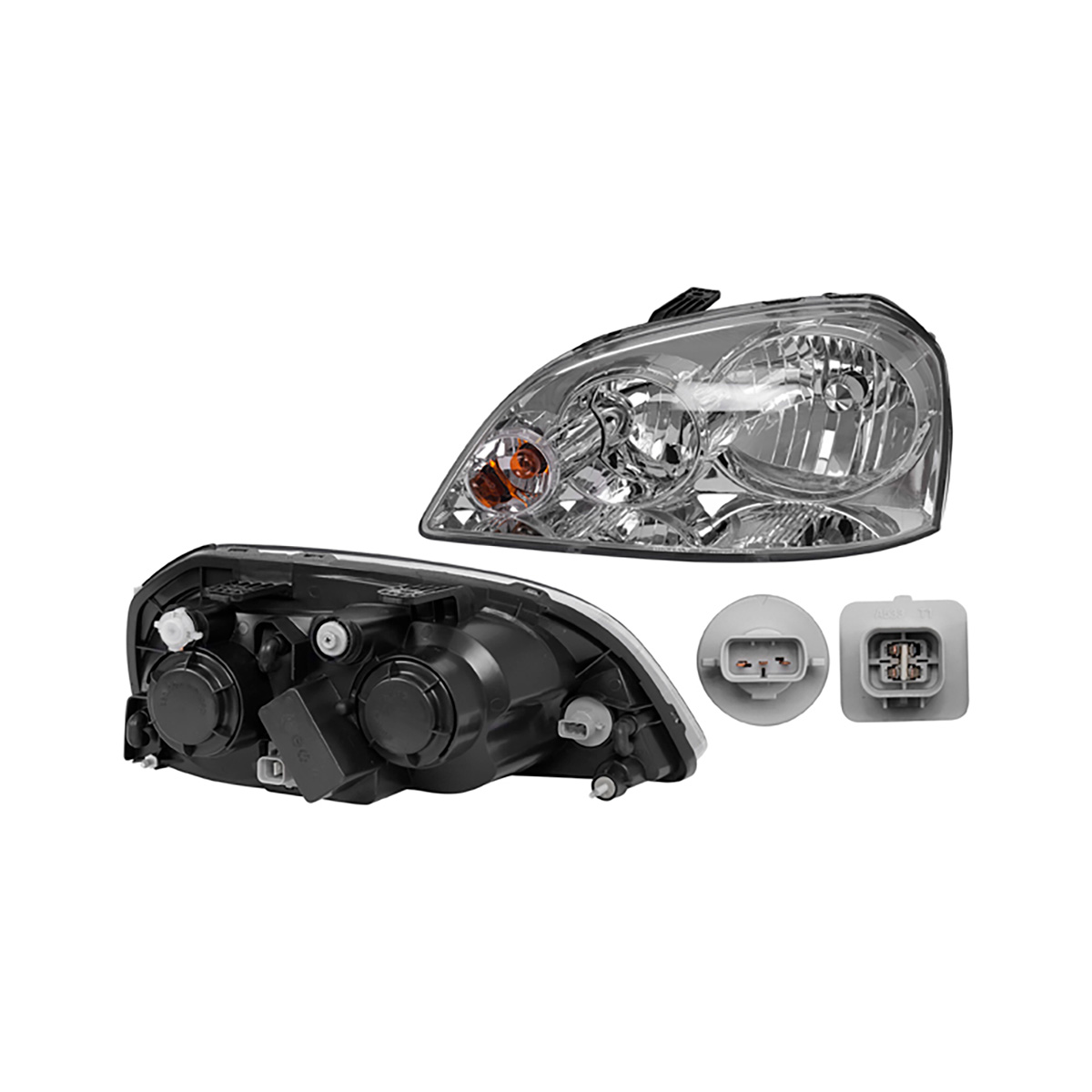 FARO LUZ GENERAL MOTORS OPTRA CIL: 4L POS: IZQUIERDO CAR: LISO CROM
