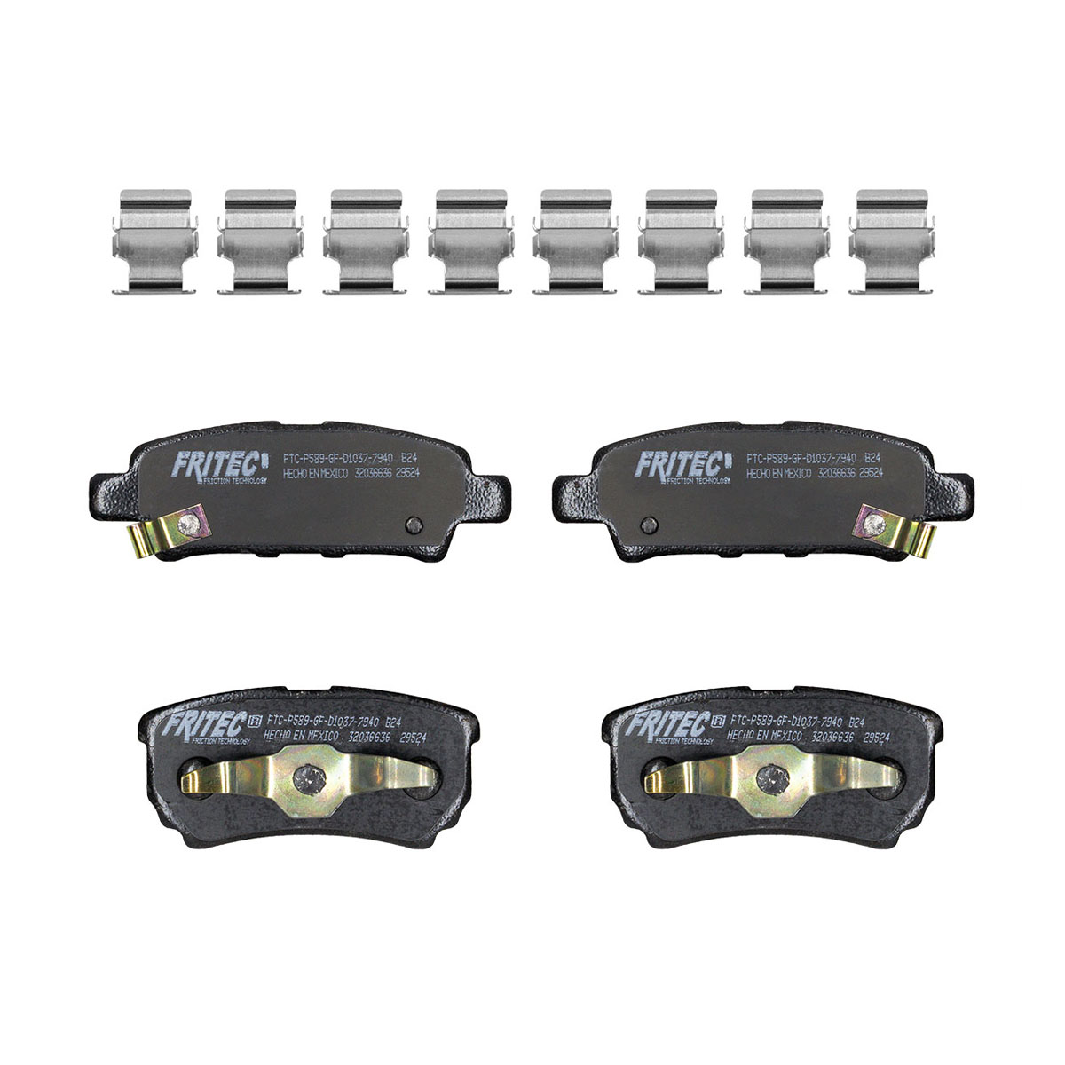 BALATA F D JGO SPECIFI CHRYSLER GROUP CALIB CIL: 4L POS: TRASERO  MOT: 2.4L