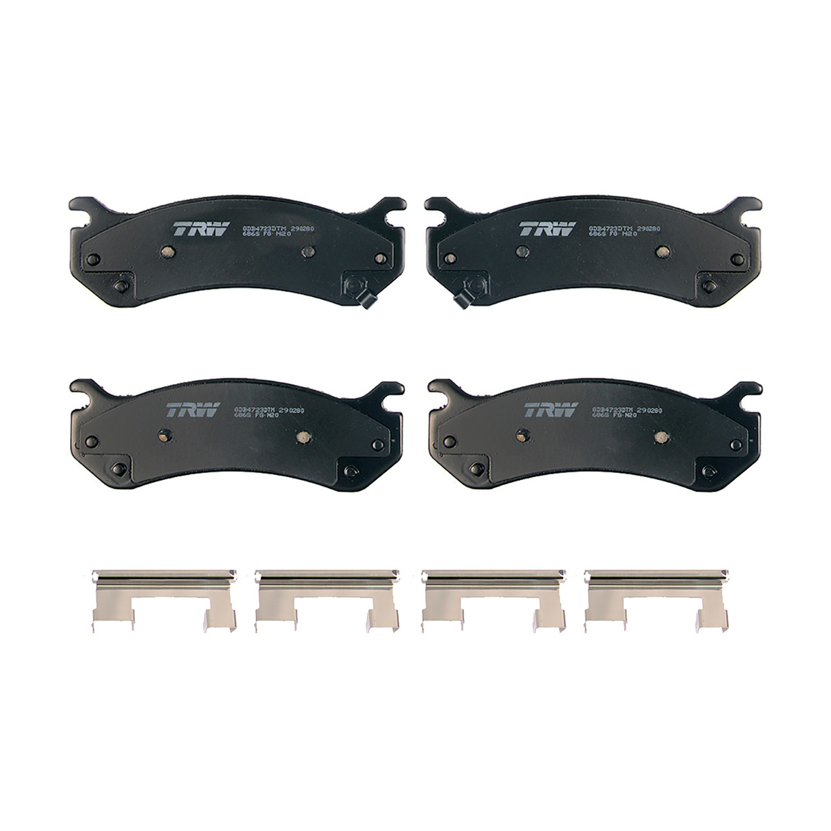 BALATA F D JGO CERAMIC GENERAL MOTORS SUBUR CIL: 8V POS: DELANTERO/FRONTAL Y TRASERO  MOT: 5.3L
