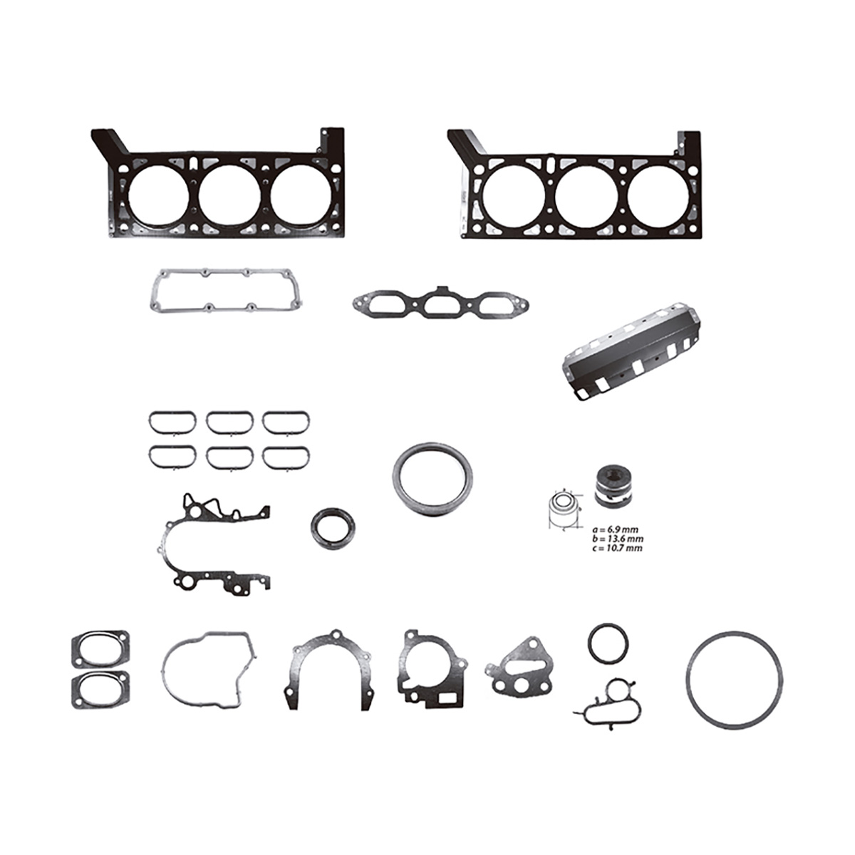JUNTAS MOTOR COMPLETO CHRYSLER GROUP VOYAG CIL: 6V  CAR: LAMI MOT: 3.8L
