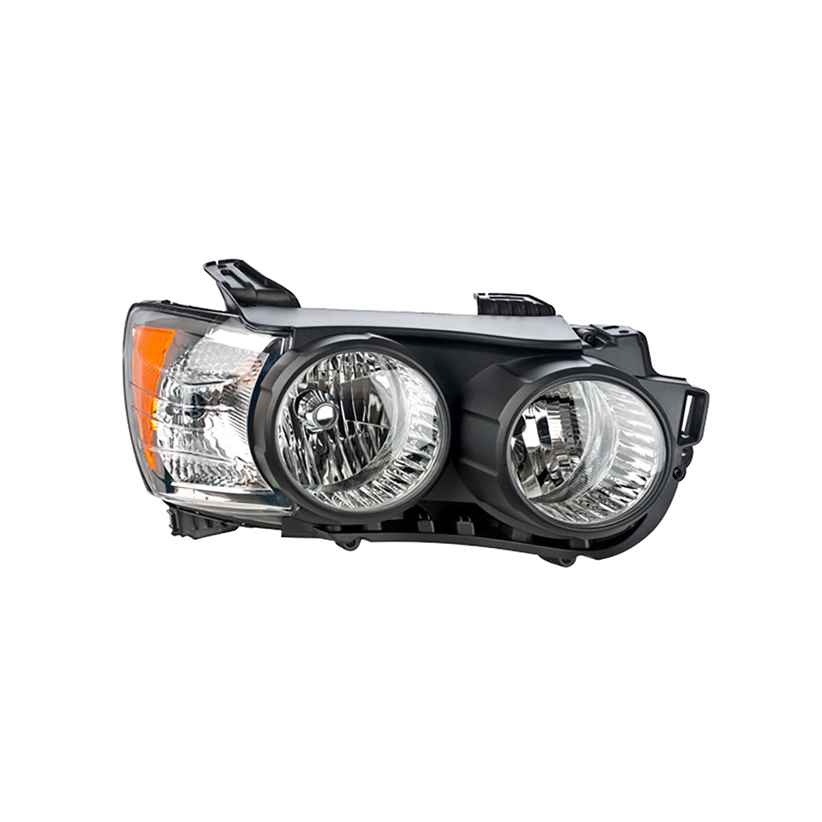 FARO LUZ GENERAL MOTORS SONIC CIL: 4L POS: DERECHO CAR: LISO NEGR