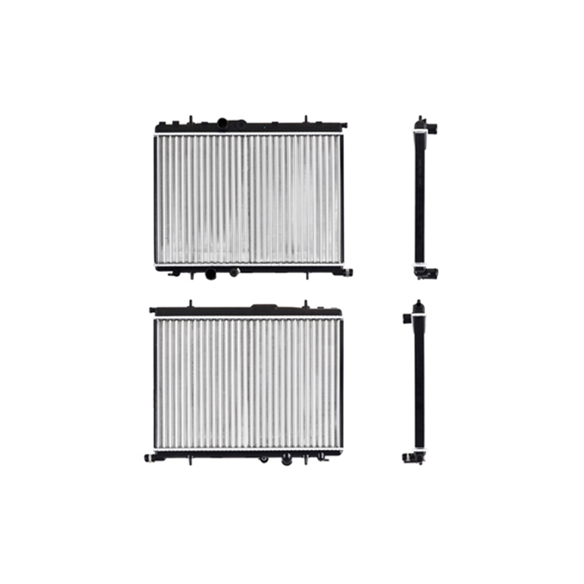 RADIADOR PLASTICO PEUGEOT 206 CIL: 4L POS: TRANSMISION ESTANDAR CAR: CAA 23MM