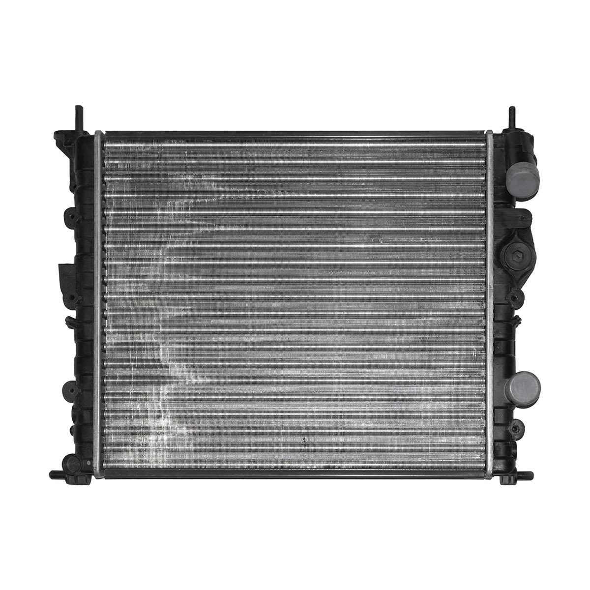 RADIADOR PLASTICO RENAULT CLIO CIL: 4L POS: TRANSMISION ESTANDAR CAR: CAA 22MM