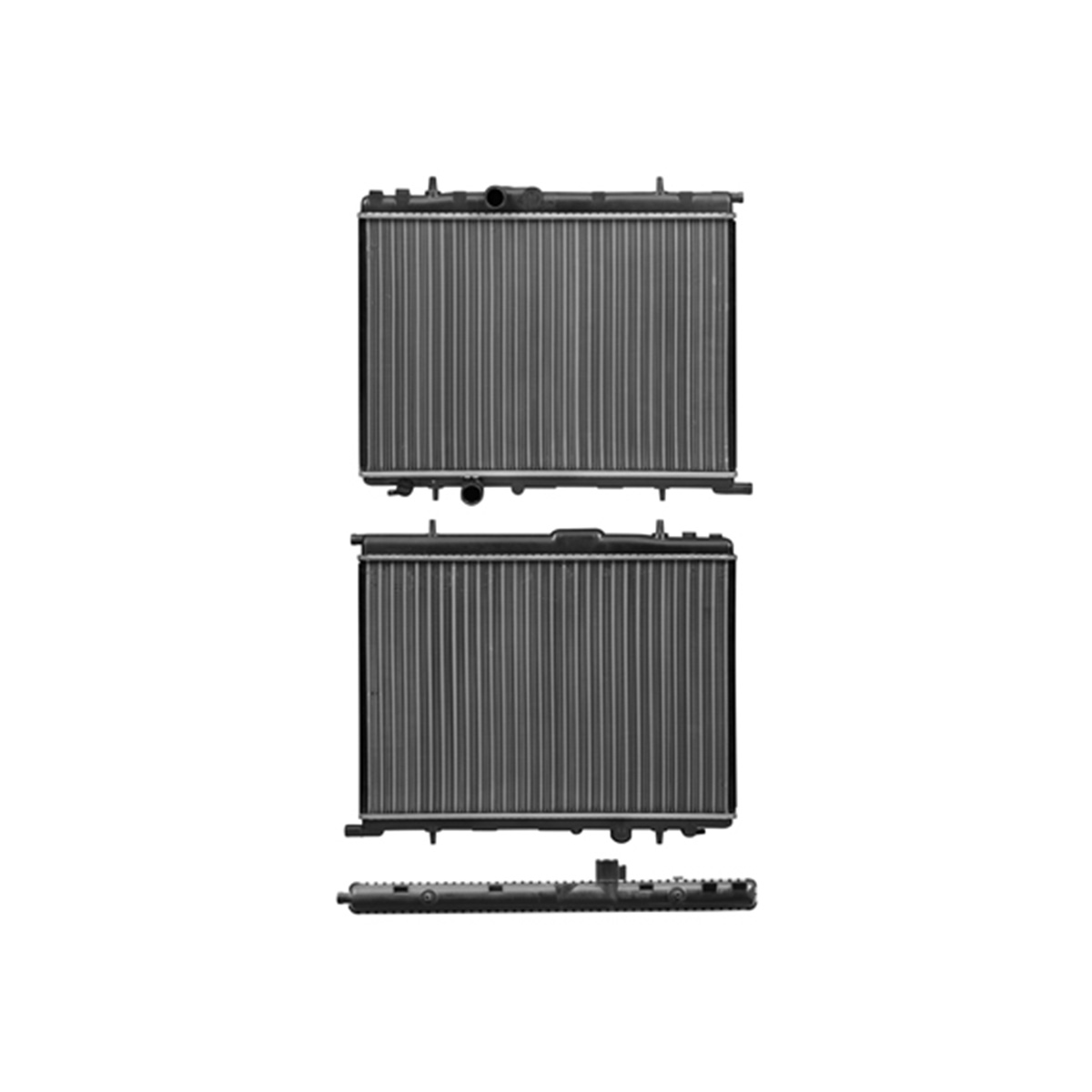 RADIADOR PLASTICO PEUGEOT 307 CIL: 4L POS: TRANSMISION ESTANDAR CAR: CAA 23MM