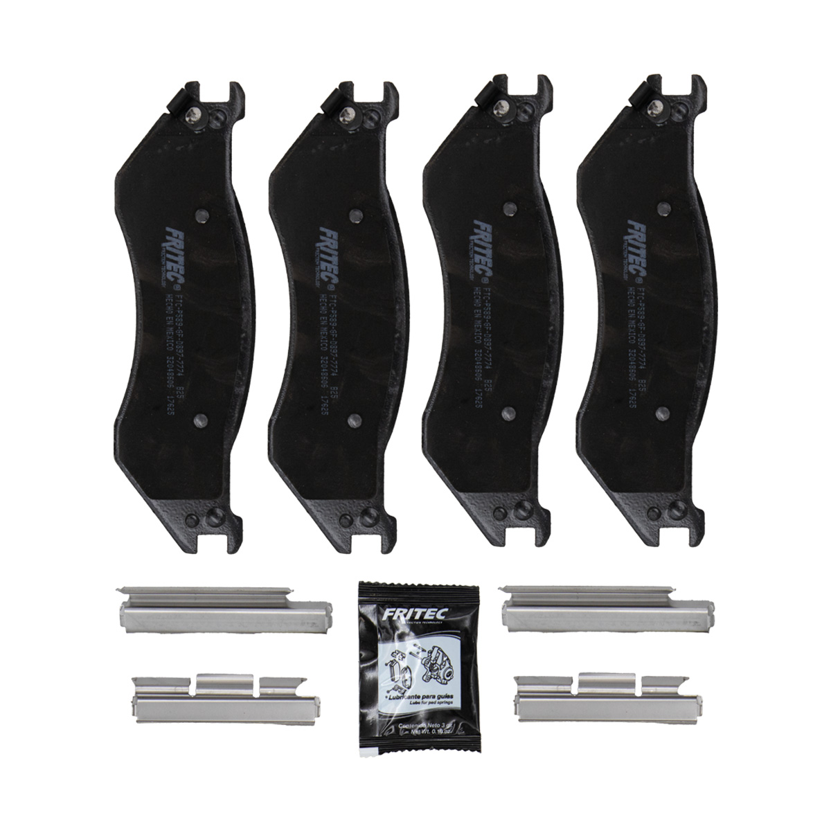 BALATA F D JGO SPECIFI CHRYSLER GROUP R1500 CIL: 8V POS: DELANTERO/FRONTAL Y TRASERO  MOT: 4.7L