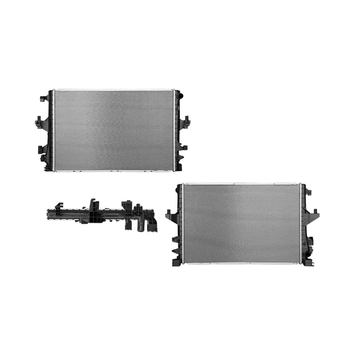 RADIADOR PLASTICO VOLKSWAGEN TRANS CIL: 4L POS: TRANSMISION ESTANDAR CAR: CAA 26MM