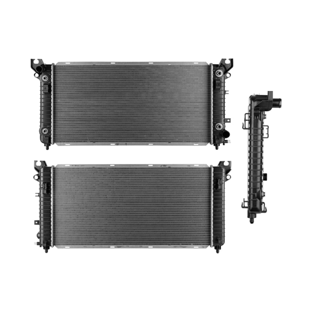 RADIADOR PLASTICO GENERAL MOTORS SILVE CIL: 6V POS: TRANSMISION AUTOMATICA CAR: CAA 22MM