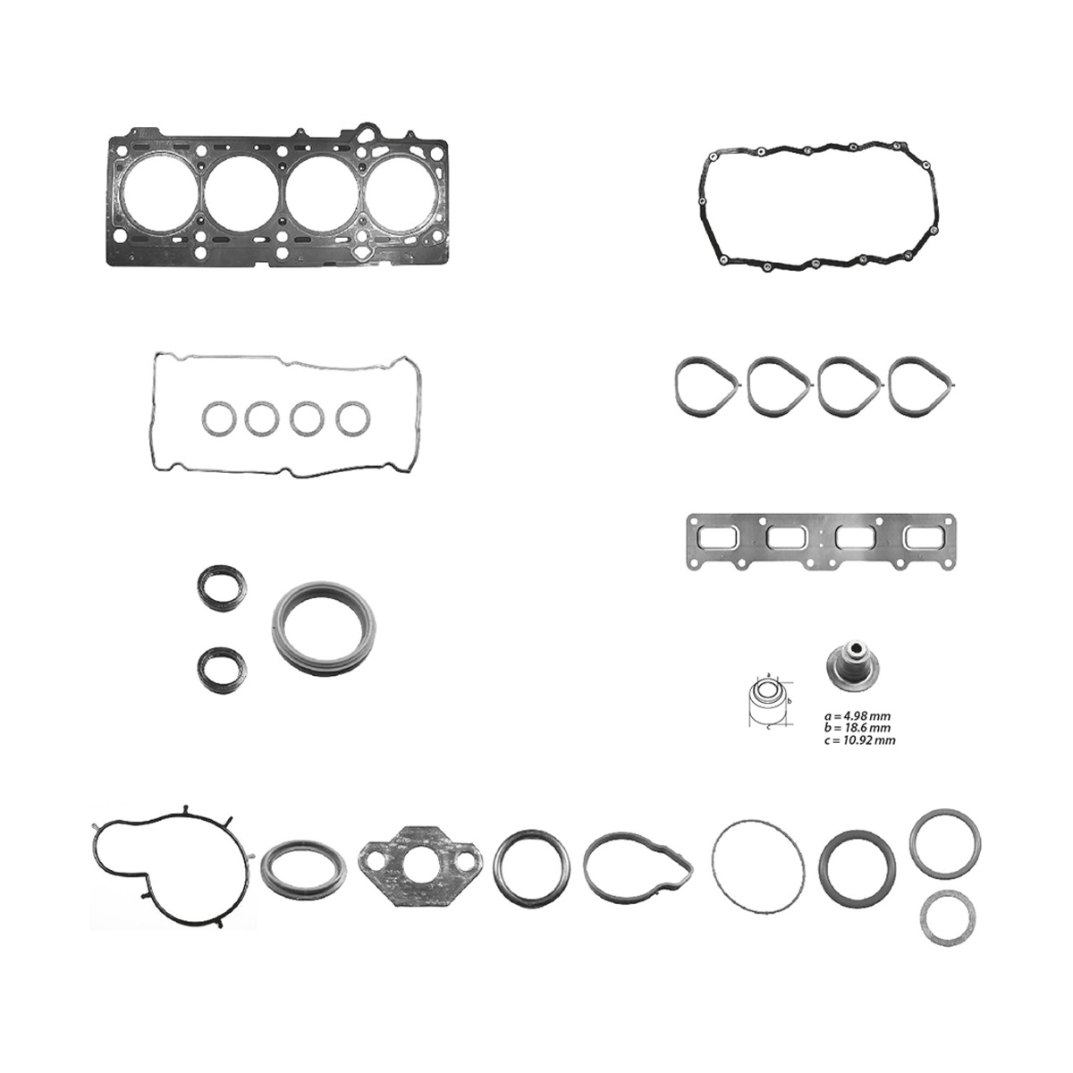 JUNTAS MOTOR COMPLETO CHRYSLER GROUP STRAT CIL: 4L  CAR: LAMI MOT: 2.4L