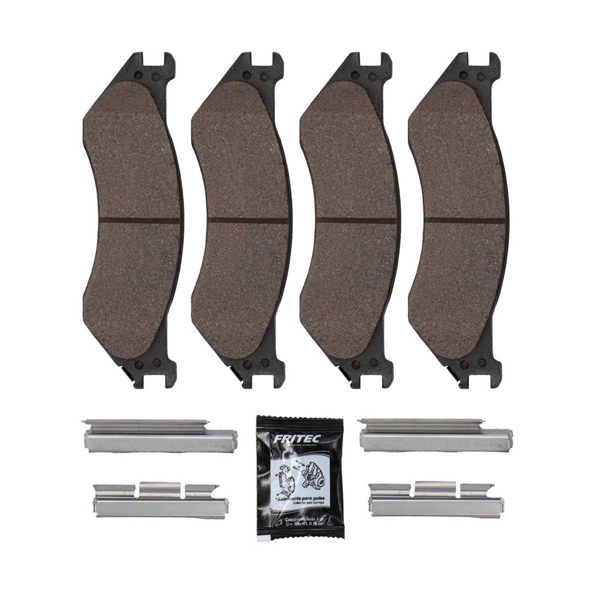 BALATA F D JGO SPECIFI CHRYSLER GROUP R1500 CIL: 8V POS: DELANTERO/FRONTAL Y TRASERO  MOT: 4.7L