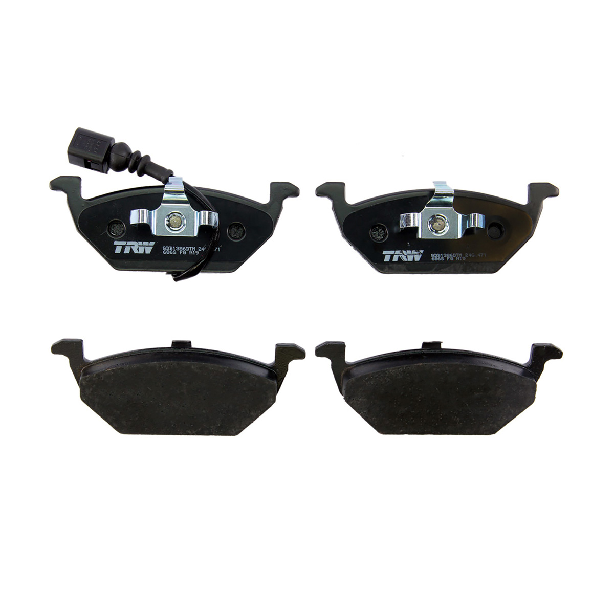 BALATA F D JGO CERAMIC VOLKSWAGEN A4 CIL: 4L POS: DELANTERO CAR: CSEN MOT: 2.0L