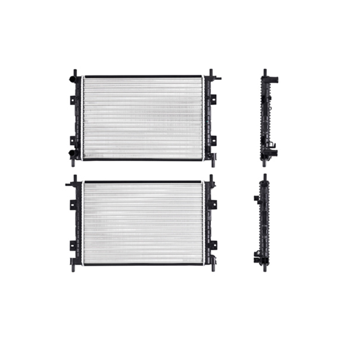 RADIADOR PLASTICO FORD IKON CIL: 4L POS: TRANSMISION ESTANDAR CAR: CAA 34MM