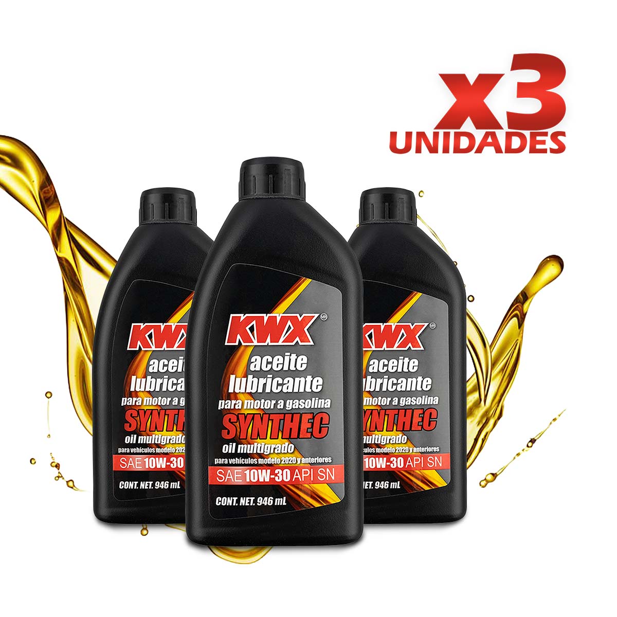 ACEITE MOTOR SIN .946L    CAR: 10W3