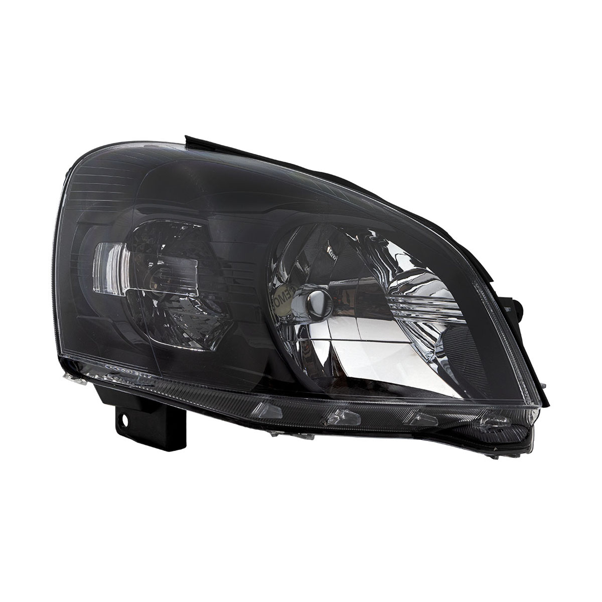 FARO LUZ GENERAL MOTORS CHEVY CIL: 4L POS: DERECHO CAR: LISO NEGR