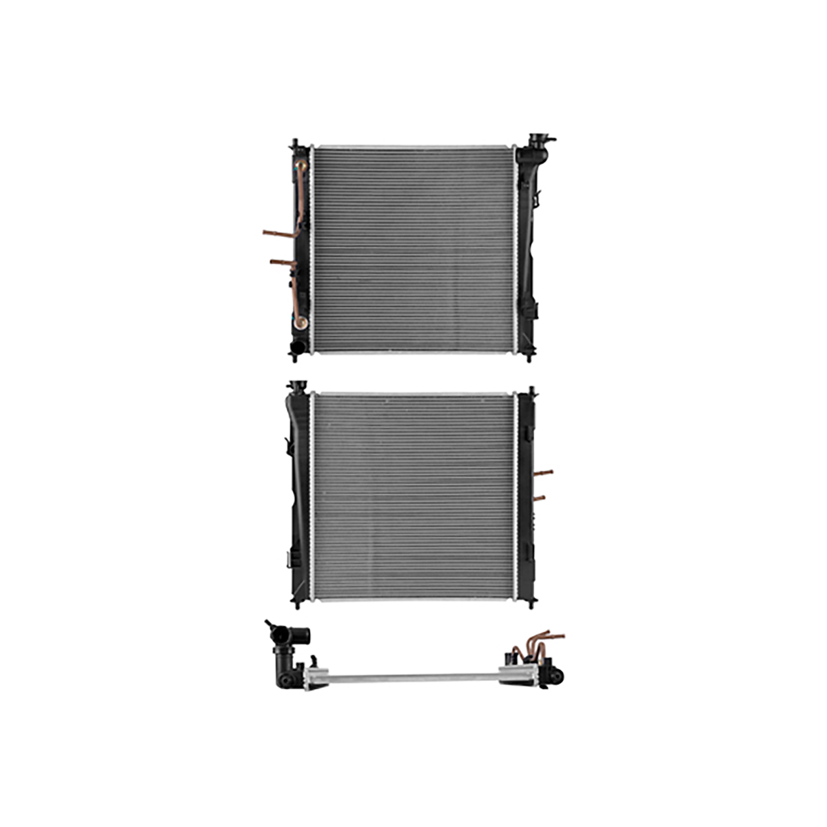 RADIADOR PLASTICO HYUNDAI SONAT CIL: 4L POS: TRANSMISION AUTOMATICA CAR: CAA 16MM