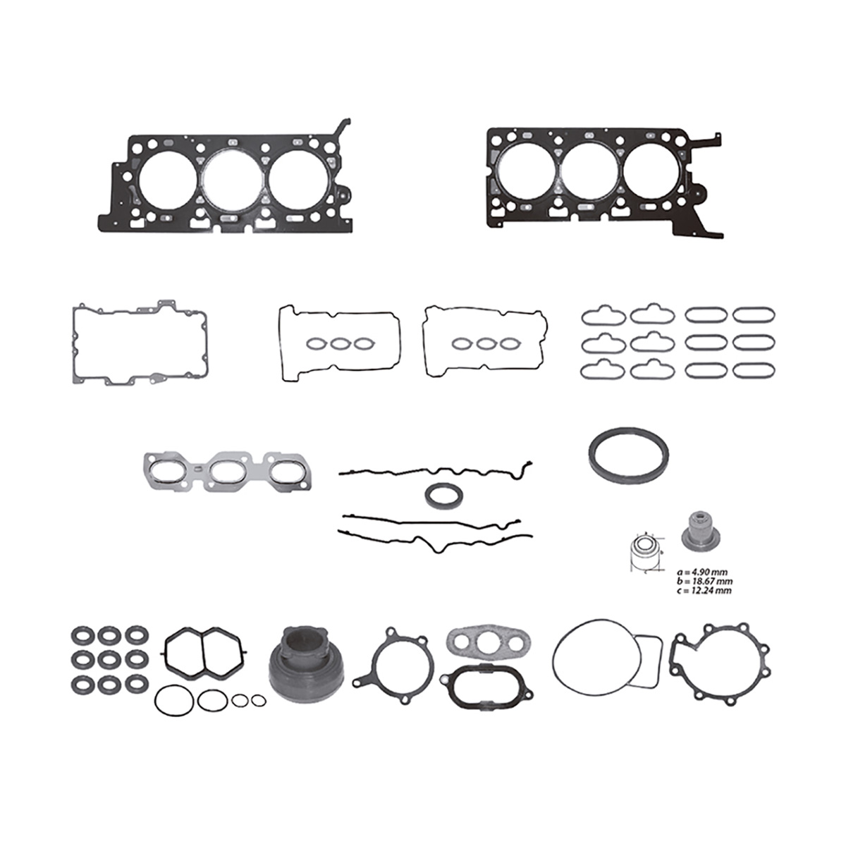 JUNTAS MOTOR COMPLETO FORD ESCAP CIL: 6V  CAR: LAMI MOT: 3.0L