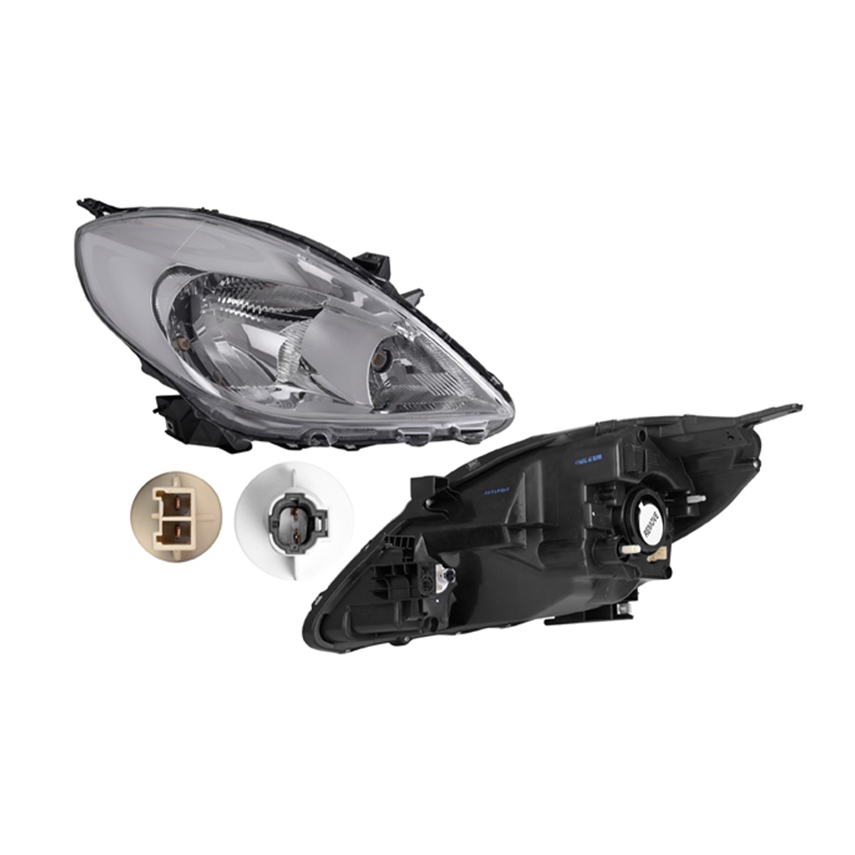 FARO LUZ NISSAN VERSA CIL: 4L POS: DERECHO CAR: LISO CROM