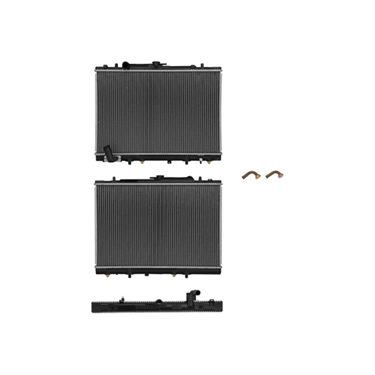 RADIADOR PLASTICO MITSUBISHI MONTS CIL: 6V POS: TRANSMISION AUTOMATICA CAR: CAA 26MM