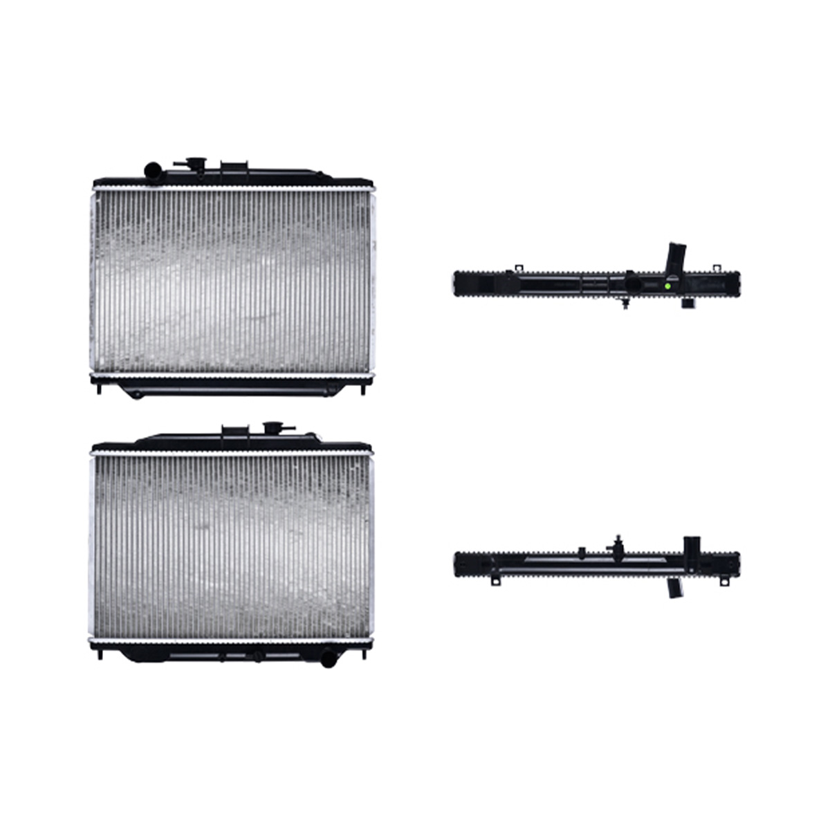 RADIADOR PLASTICO NISSAN NV350 CIL: 4L POS: TRANSMISION ESTANDAR CAR: CAA 26MM