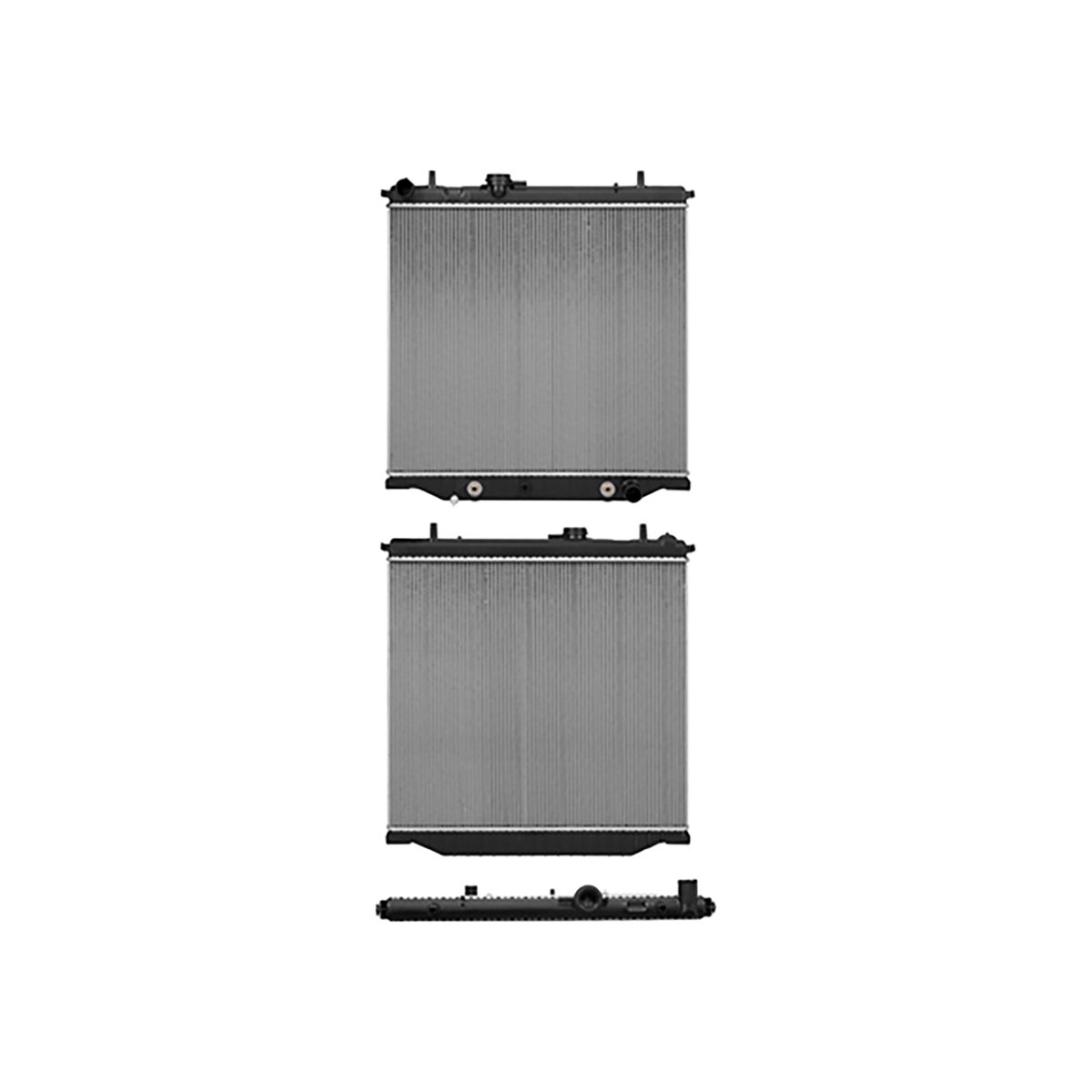 RADIADOR PLASTICO GENERAL MOTORS TBLAZ CIL: 6V POS: TRANSMISION AUTOMATICA CAR: CSAA 26MM