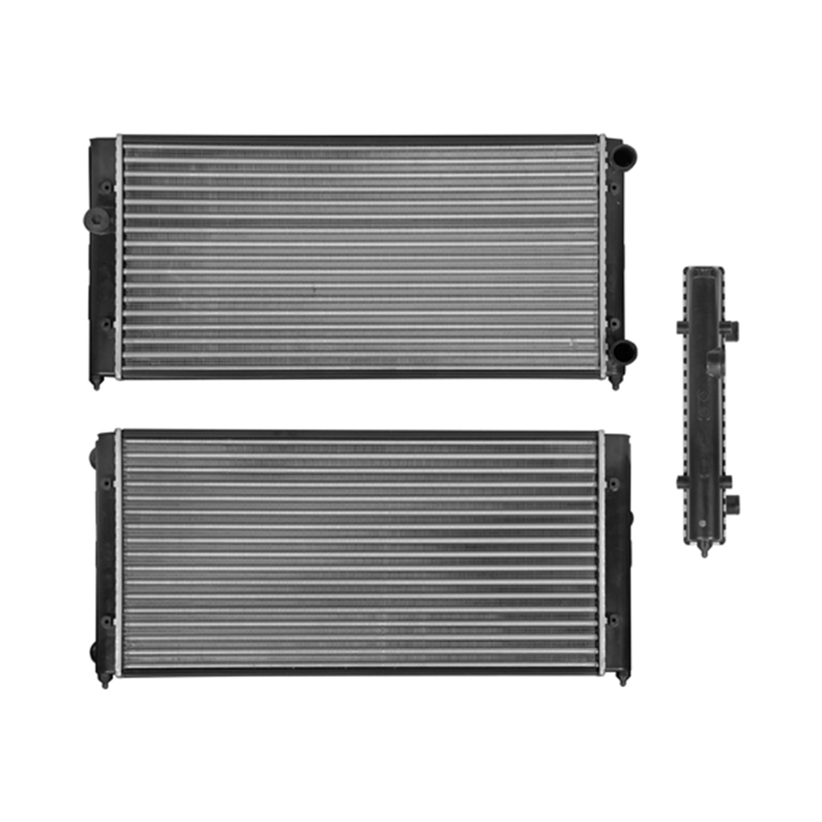 RADIADOR PLASTICO VOLKSWAGEN A3 CIL: 4L POS: TRANSMISION ESTANDAR CAR: CAA 34MM