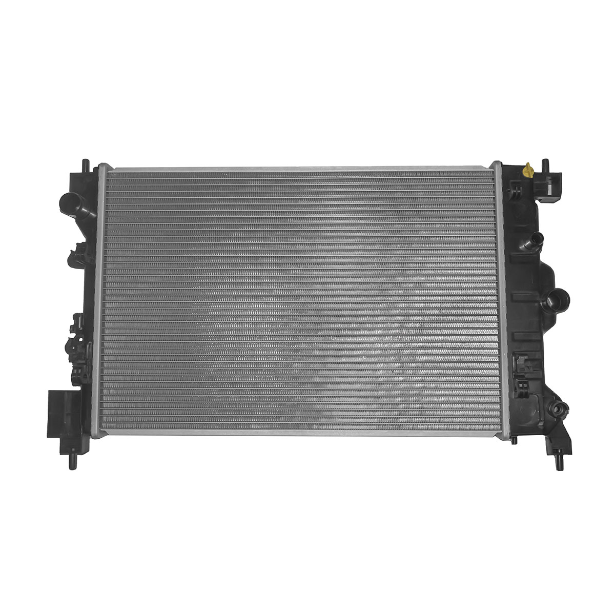 RADIADOR PLASTICO GENERAL MOTORS SONIC CIL: 4L POS: TRANSMISION ESTANDAR CAR: CAA 16MM