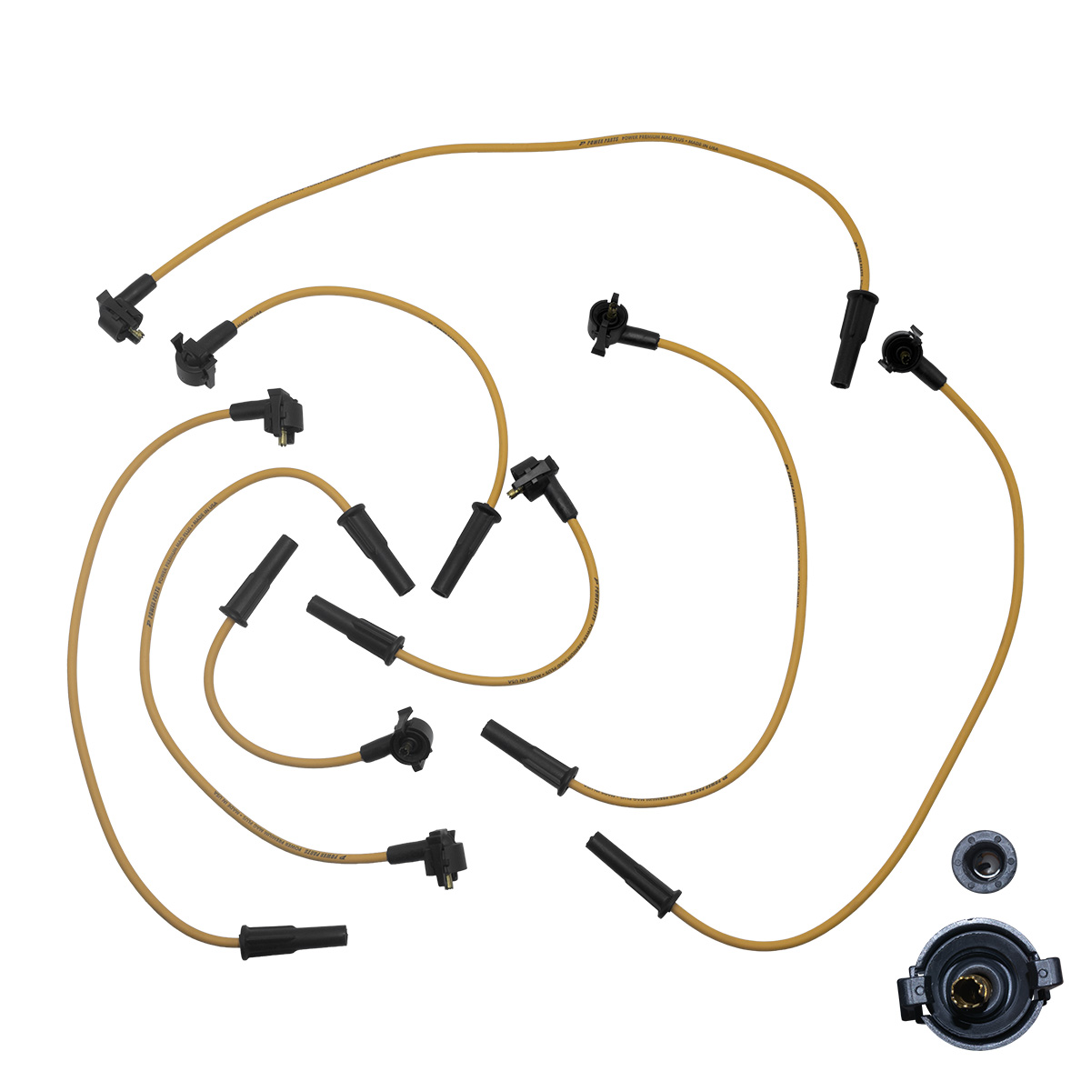 CABLES BUJIA JGO CB FORD RANGE CIL: 4L 8MM CAR: CODO MOT: 2.3L