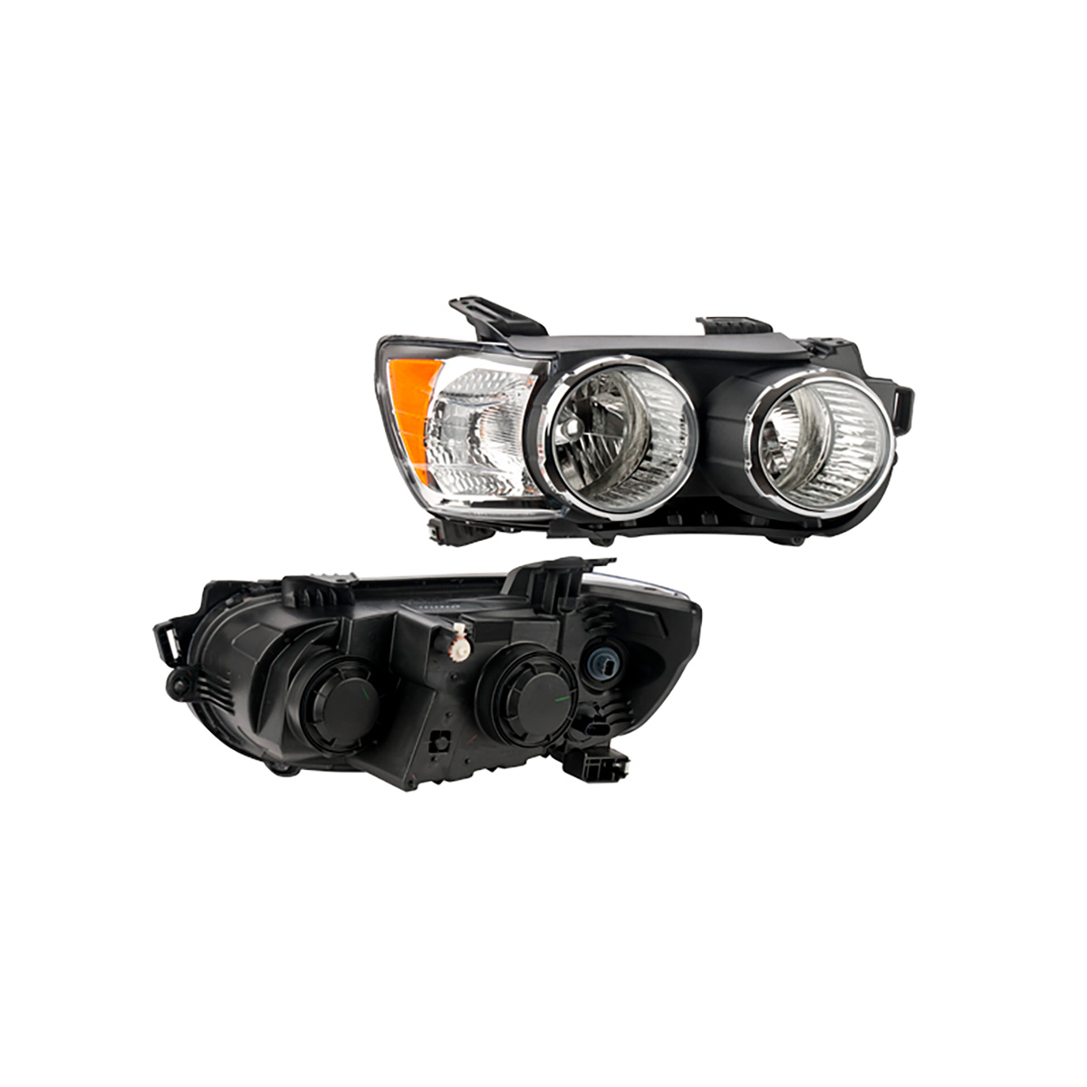 FARO LUZ GENERAL MOTORS SONIC CIL: 4L POS: DERECHO CAR: LISO NEGR