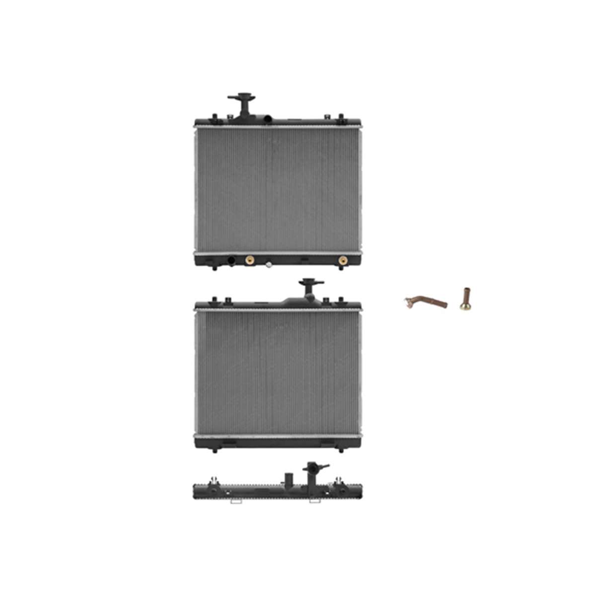 RADIADOR PLASTICO SUZUKI SWIFT CIL: 4L POS: TRANSMISION AUTOMATICA CAR: CAA 16MM
