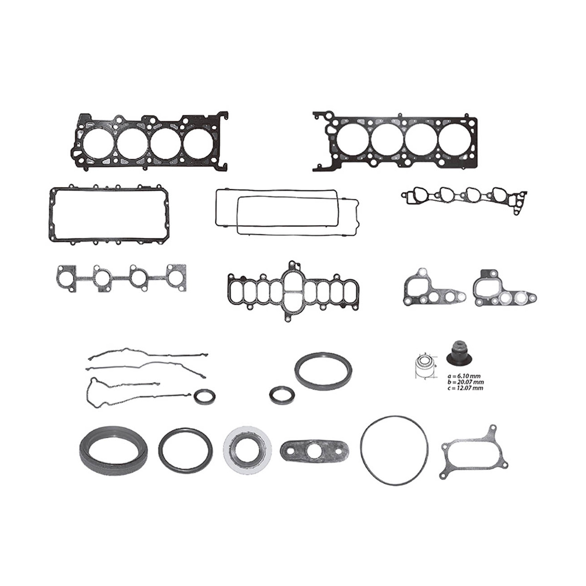 JUNTAS MOTOR COMPLETO FORD F250 CIL: 8V  CAR: LAMI MOT: 4.6L