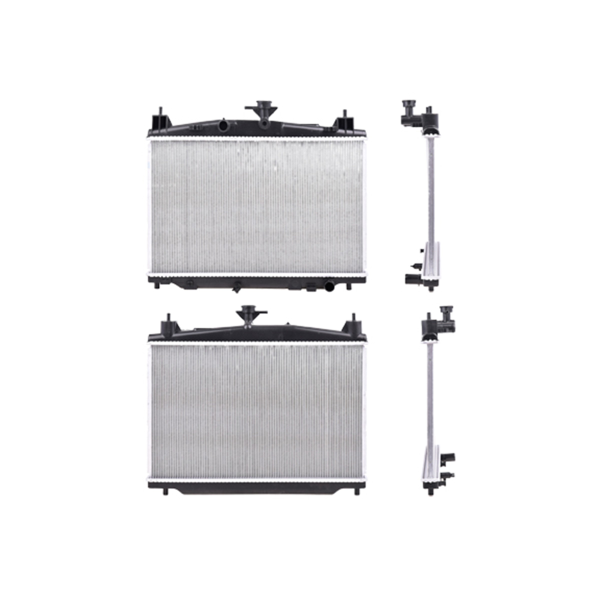 RADIADOR PLASTICO MAZDA MAZD2 CIL: 4L POS: TRANSMISION AUTOMATICA CAR: CAA 16MM